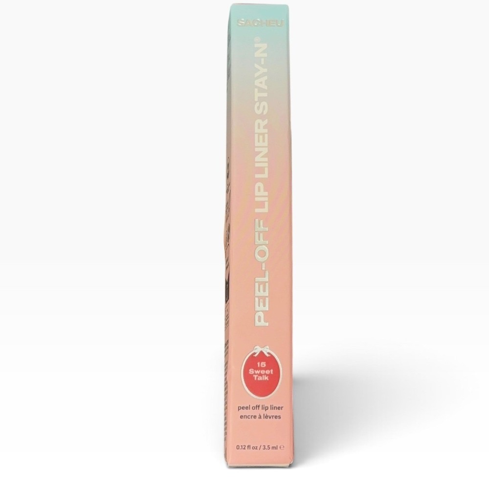 SACHEU Peel-Off Lip Liner STAY-N 15 Sweet Talk Raspberry Pink 0.12oz New